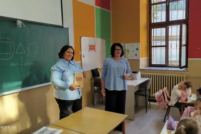 „Мојата библиотека во бои“ – креативна активност со првачињата